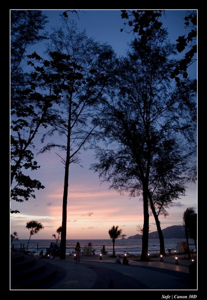 2006 - 07 - Phuket - Patong beach coucher de solieil 13